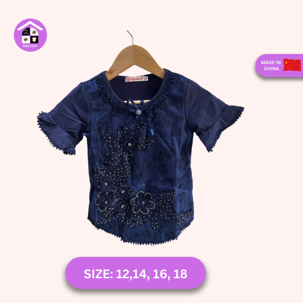 Kids Cozy Girls' Fancy Tops Collection - Image 2