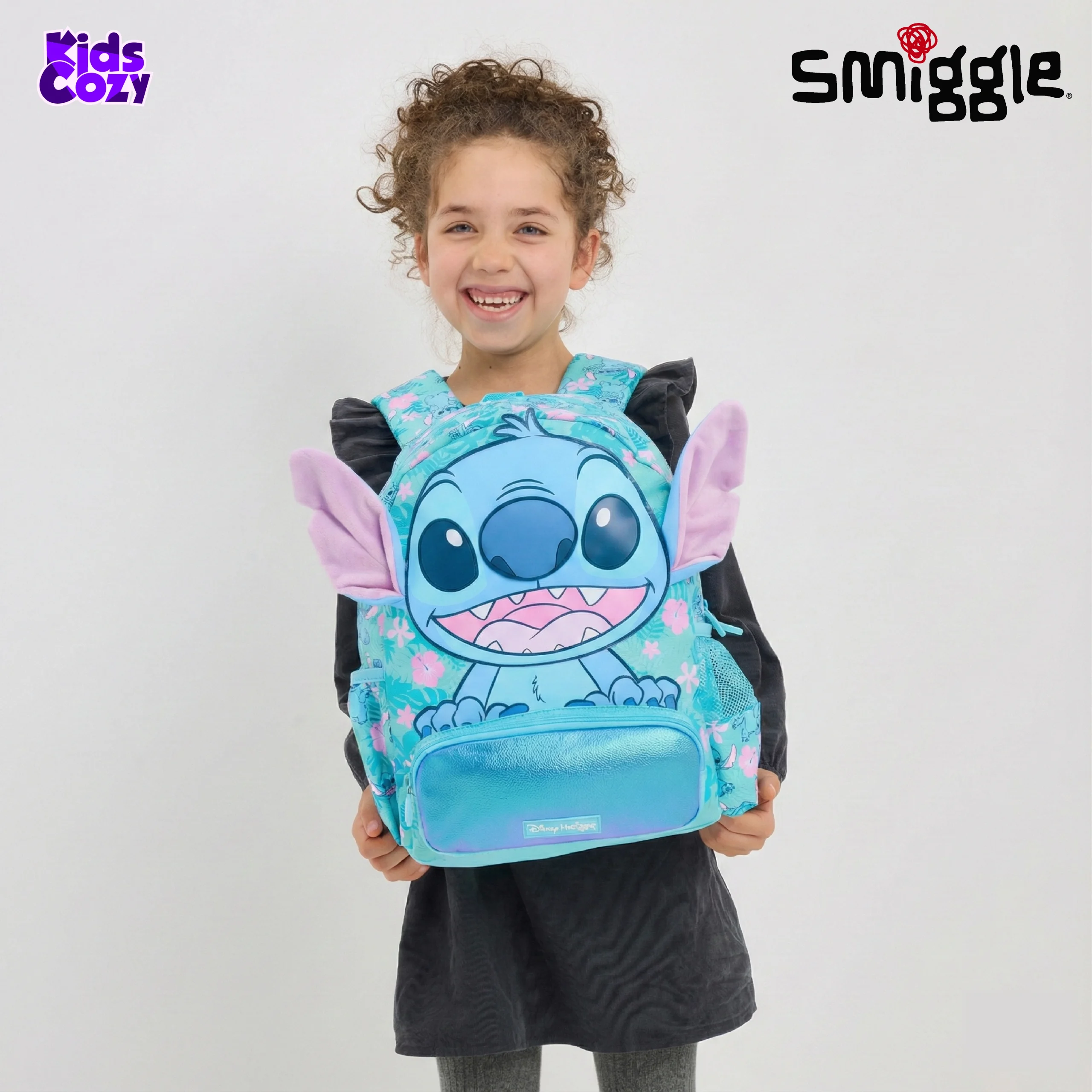 Disney Stitch Junior Hoodie Backpack - Image 3