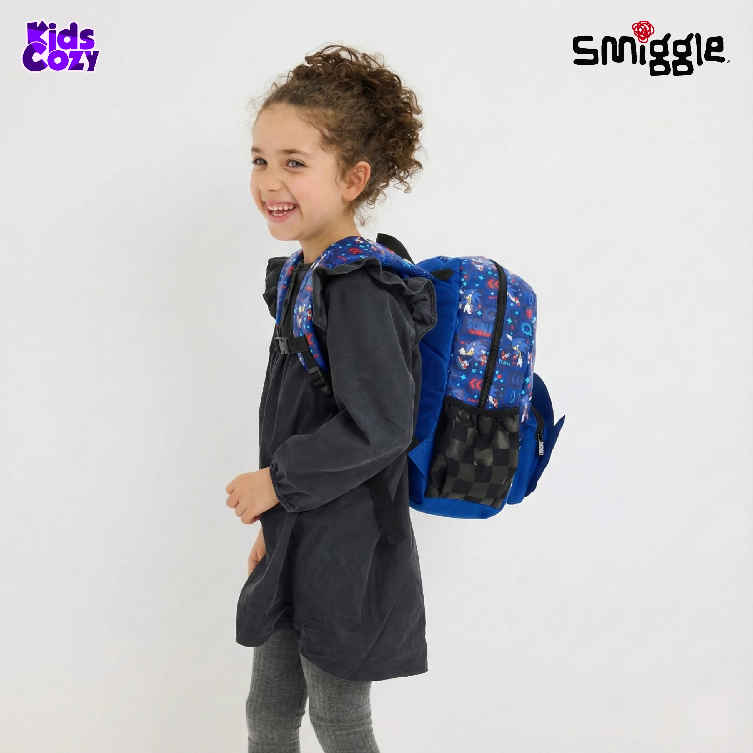 Sonic The Hedgehog Junior Hoodie Backpack - Image 4
