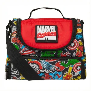 Marvel Large Double Compartment Lunchbox With Strap