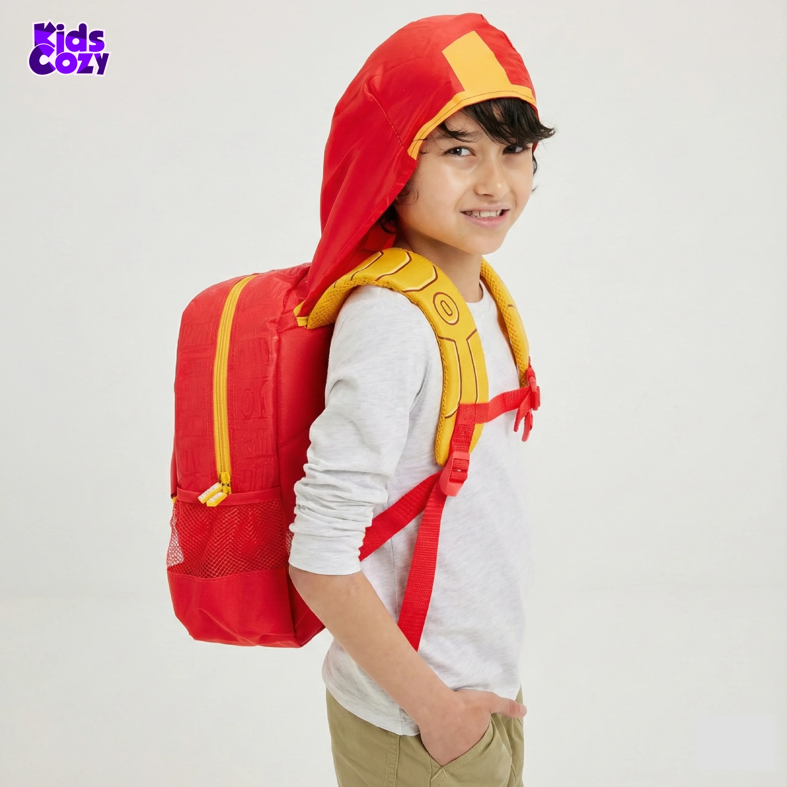 Marvel Iron Man Junior Hoodie Backpack - Image 4