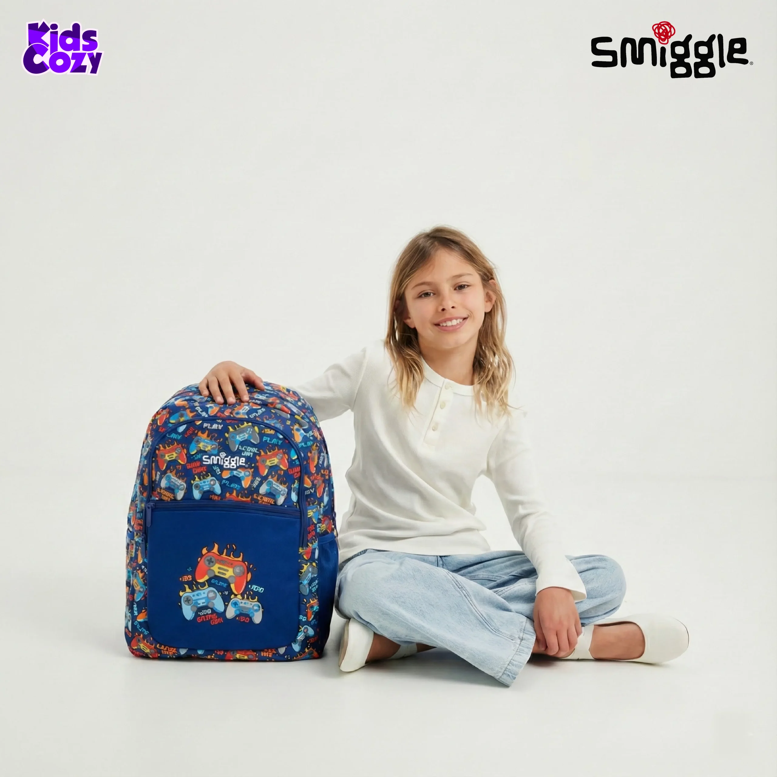Smiggle Elements Classic Lite Backpack - Image 2